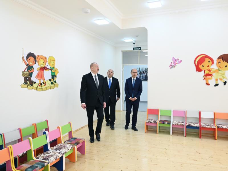 Ağdamın Kəngərli kəndində körpələr evi-uşaq bağçasının açılışı olub