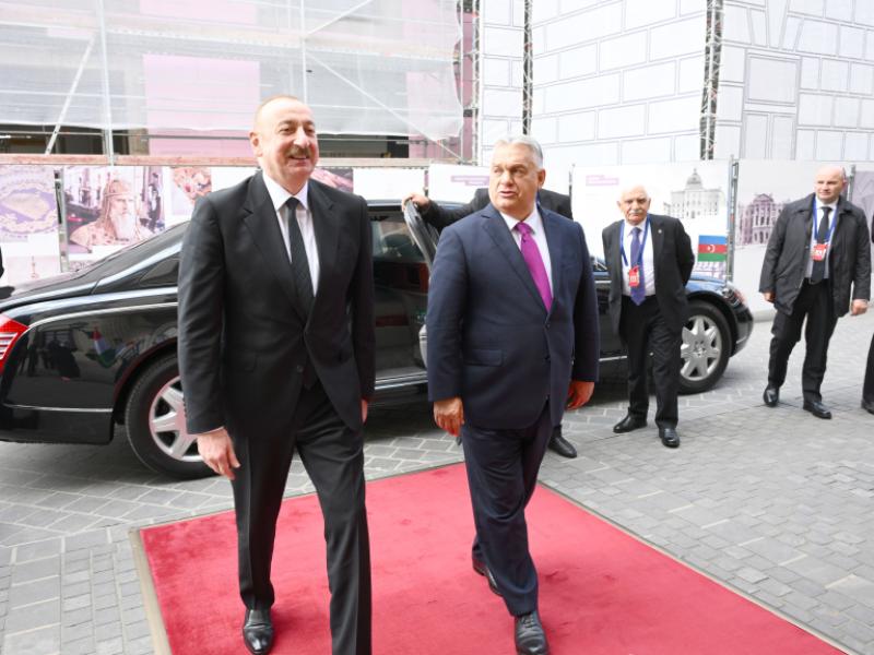 Budapeştdə Azərbaycan Prezidenti İlham Əliyevin Macarıstanın Baş naziri ilə məhdud tərkibdə görüşü olub