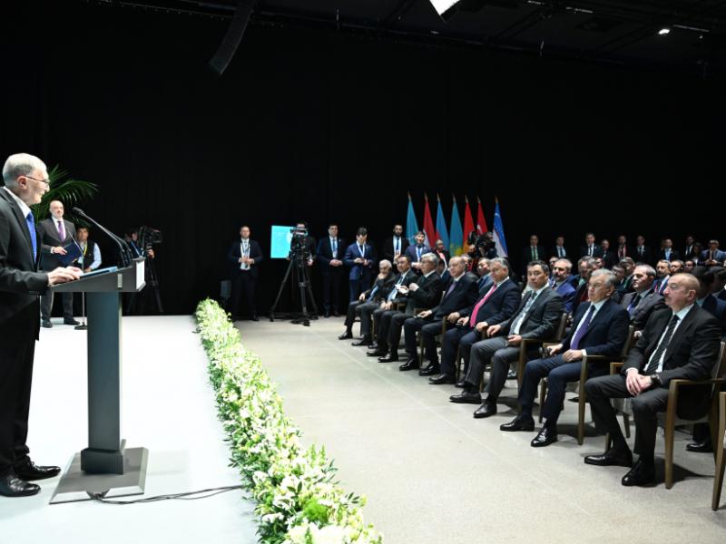 Prezident İlham Əliyev Nobel mükafatı laureatı Əziz Sancarın Əlişir Nəvai Beynəlxalq Mükafatı ilə təltif olunması mərasimində iştirak edib