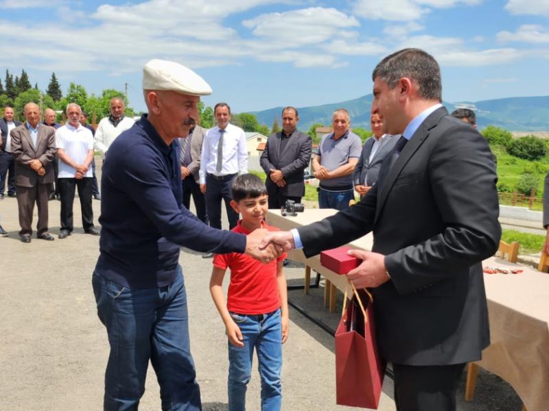 Xocalıya köçən ailələrə mənzillərinin açarları təqdim olunub