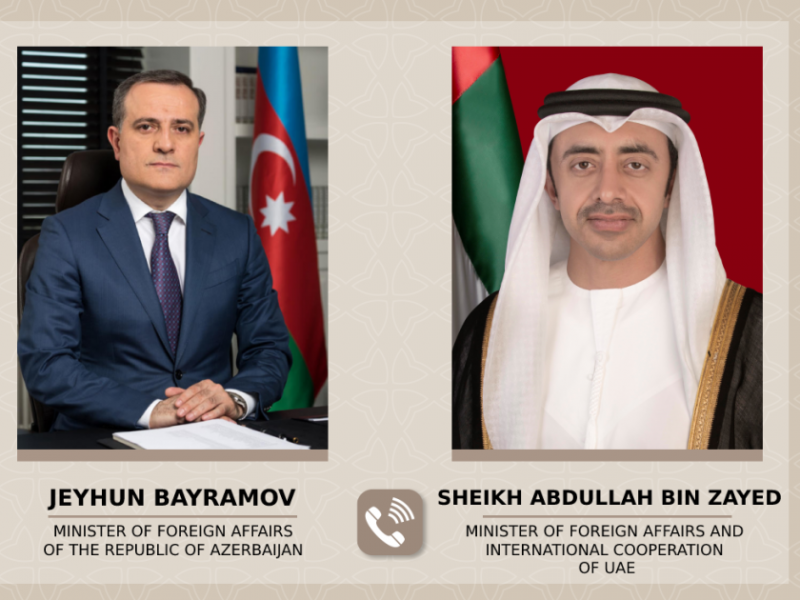 Azerbaijani, Emirati FMs discuss regional matters