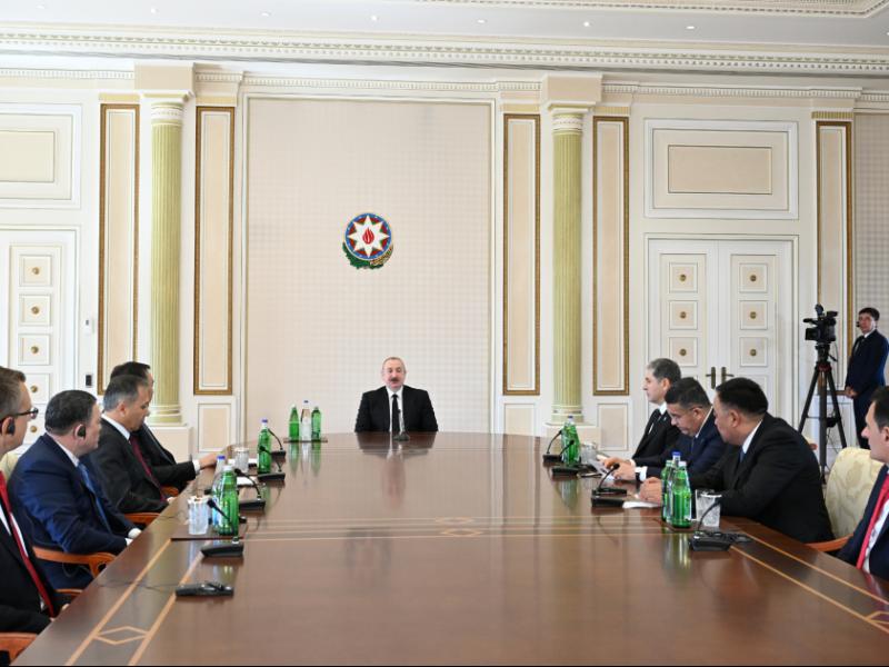 President Ilham Aliyev received delegation of participants of second meeting of Ministers of Internal Affairs of Organization of Turkic States