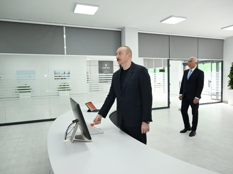 President Ilham Aliyev attended inauguration of Lachin Electric Network Digital Control Center