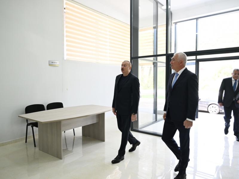Президент Ильхам Алиев принял участие в открытии села Бейлик Лачинского района