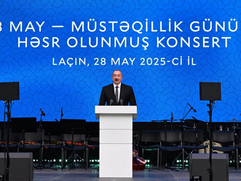 Laçında 28 May - Müstəqillik Gününə həsr olunmuş konsert keçirilib