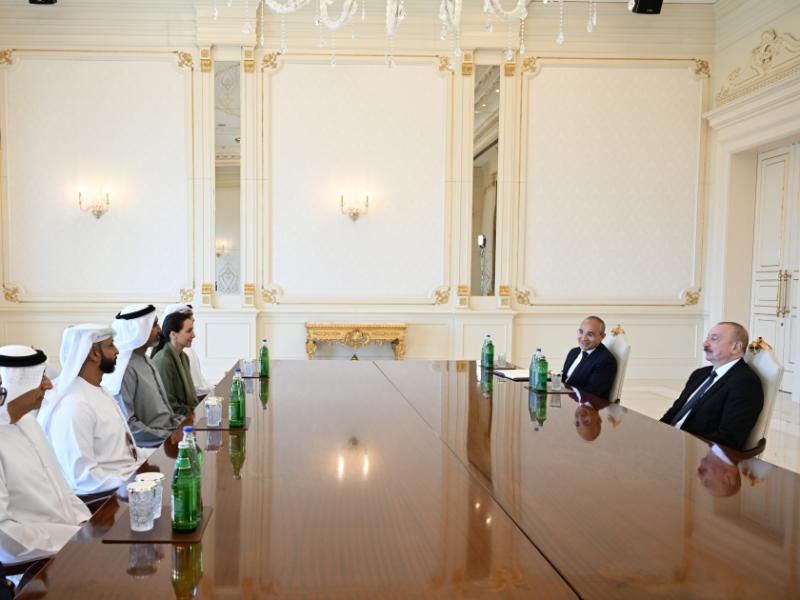 President Ilham Aliyev received business delegation from United Arab Emirates