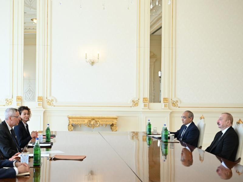 President Ilham Aliyev received Chairman of Eastern Committee of German Economy