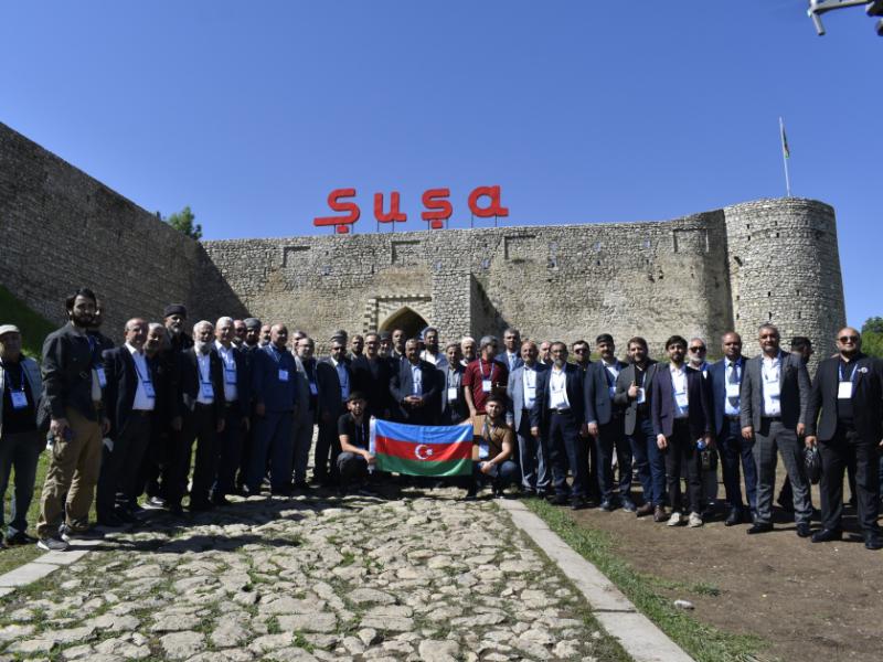 Turkish, Georgian religious figures tour Shusha city