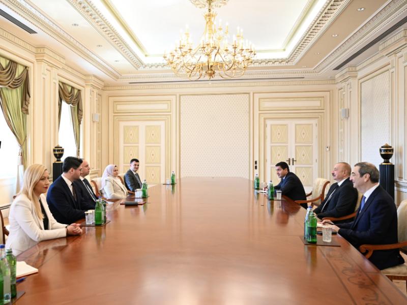 President of Azerbaijan Ilham Aliyev received President of Assembly of North Macedonia