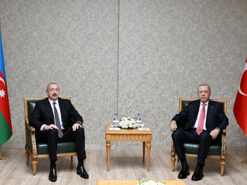 President of Azerbaijan Ilham Aliyev met with President of Türkiye Recep Tayyip Erdoğan in Kahramanmaraş