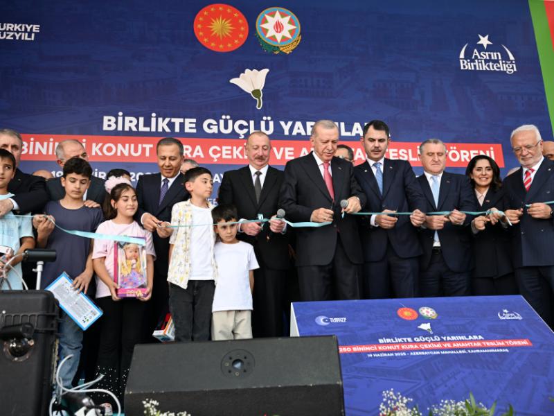 Türkiyənin Kahramanmaraş şəhərində “Azərbaycan” məhəlləsinin açılış mərasimi keçirilib