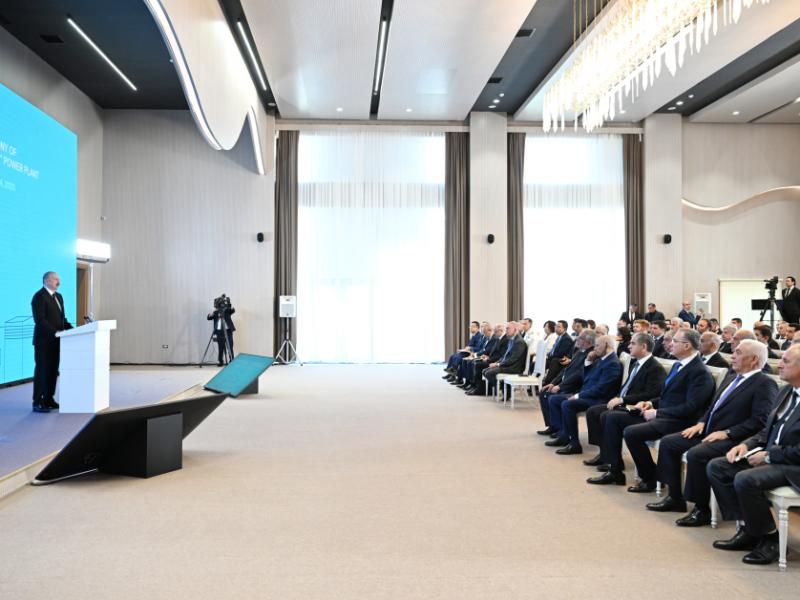 В Мингячевире состоялась церемония открытия электростанции «8 Ноября»