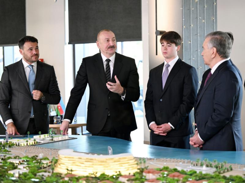 Azərbaycan və Özbəkistan prezidentləri “Sea Breeze” istirahət mərkəzində olublar