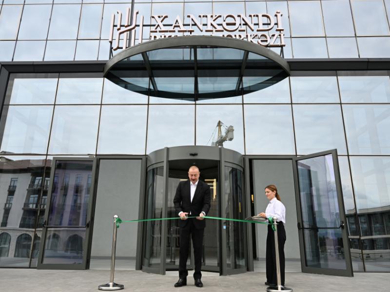 President Ilham Aliyev attended opening of Khankendi Business Center