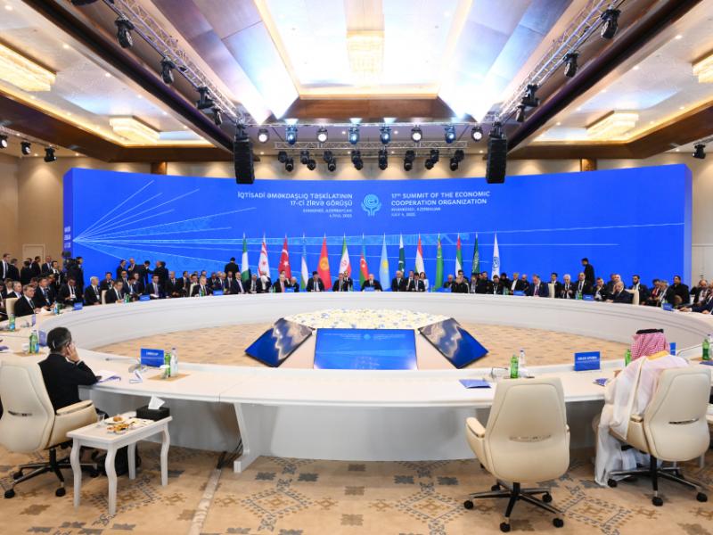 17th Summit of the Economic Cooperation Organization gets underway in Khankendi President Ilham Aliyev addressed the Summit