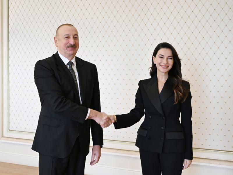 Azərbaycan Prezidenti İlham Əliyev Gürcüstanın iqtisadiyyat və davamlı inkişaf nazirini qəbul edib