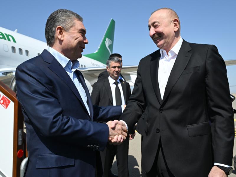 Türkmənistan Xalq Məsləhətinin sədri Qurbanqulu Berdiməhəmmədov Füzuli rayonuna gəlib