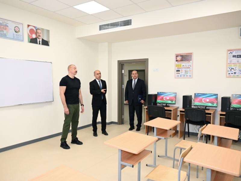 Ağdam şəhər 1 nömrəli tam orta məktəbin binasının açılışı olub