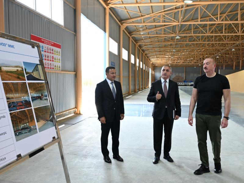 Xocalı kərpic zavodunun açılışı olub