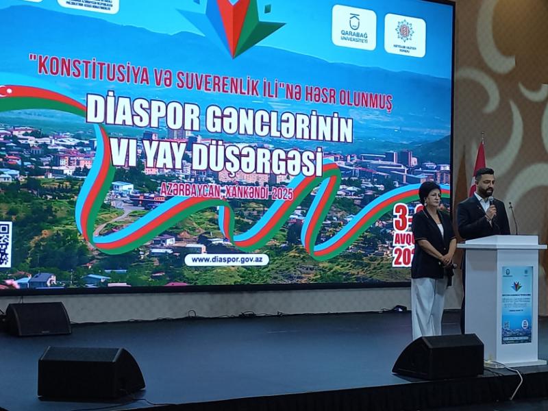Xankəndidə Diaspor Gənclərinin VI Yay Düşərgəsinin açılış mərasimi keçirilir