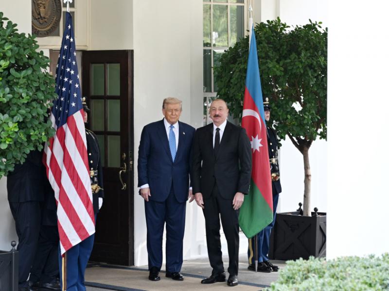 President Ilham Aliyev arrived at the White House