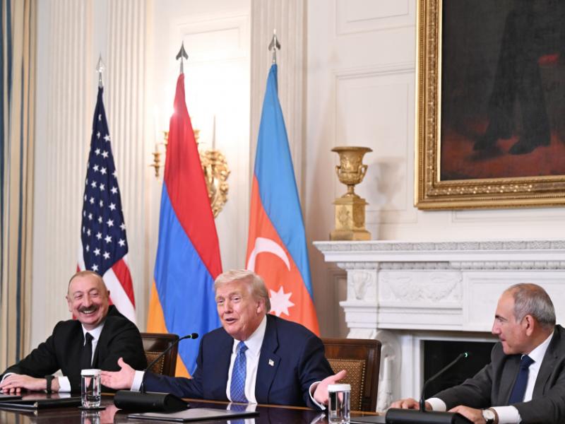 U.S. President Donald Trump made press statement at the White House
