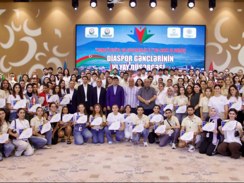 Diaspor Gənclərinin VI Yay Düşərgəsi başa çatıb