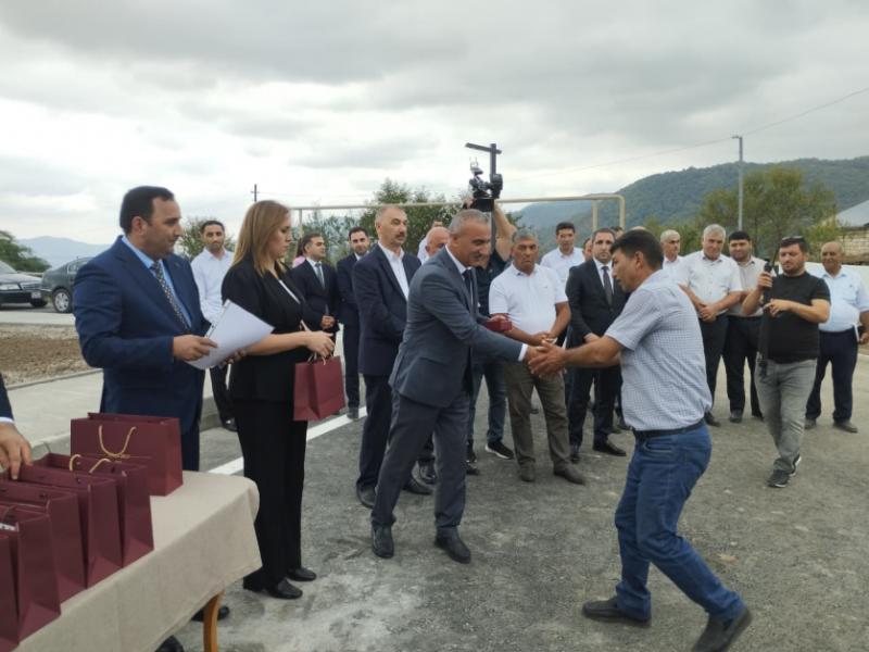 26 more families relocated to Kolatagh village of Aghdara district receive house keys