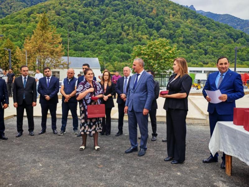 Great Return: 83 more residents transferred to Vangli village of Aghdara district get house keys