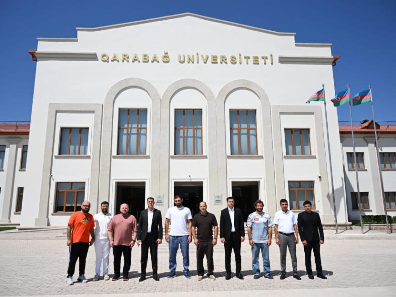 Cüdo üzrə Olimpiya çempionları Xankəndi şəhərinə səfər ediblər