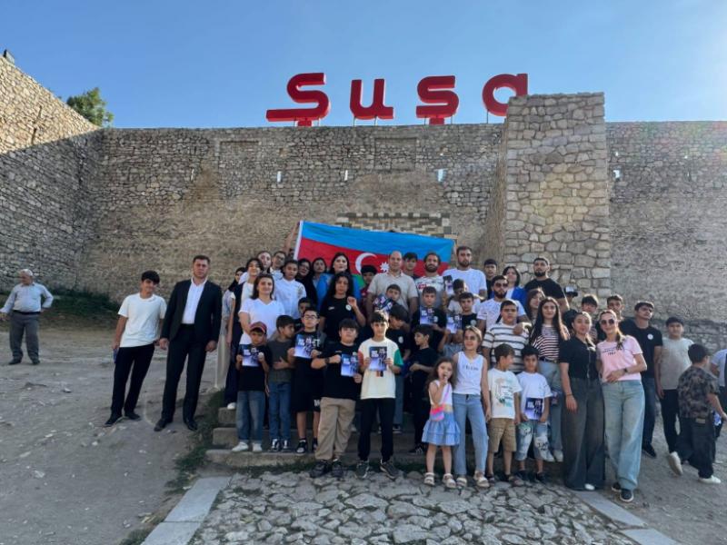 Cüdo üzrə Olimpiya çempionları Şuşa şəhərinə səfər ediblər