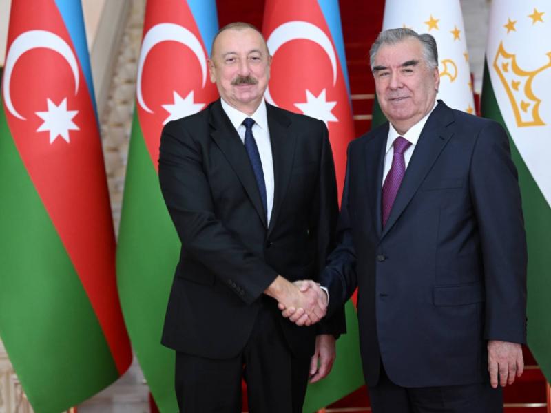 Президент Азербайджана: Уровень отношений между Азербайджаном и Таджикистаном исходит из глубокого уважения и доверия наших народов друг к другу
