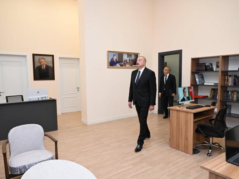 President Ilham Aliyev attended opening of Samad Vurgun Creativity House of the Writers’ Union