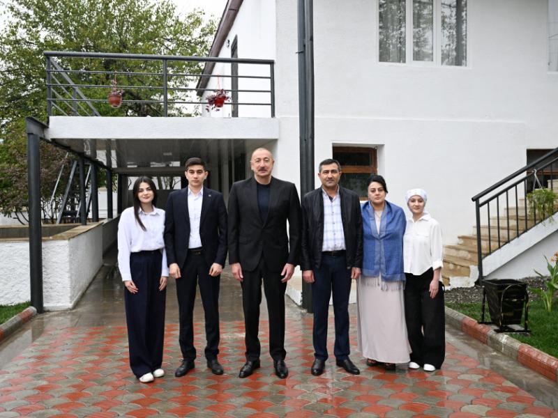 President Ilham Aliyev visited Hadrut settlement in Khojavend district