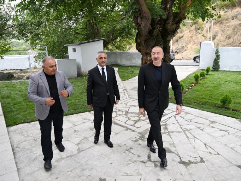 President Ilham Aliyev visited Shushakand village in Khojaly District