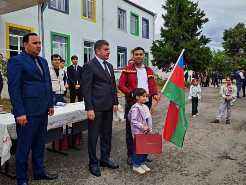 Another 29 families relocated to Hasanriz village of Aghdara district receive house keys