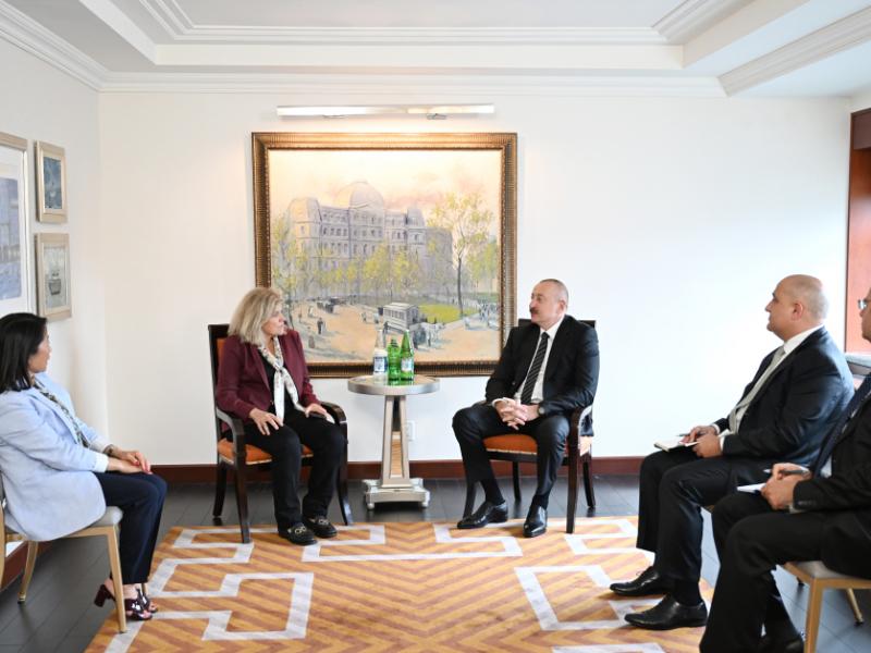 President of Azerbaijan Ilham Aliyev met with CEO and President of Franklin Templeton in New York