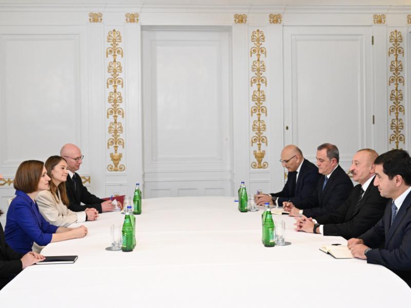 Azərbaycan Prezidenti İlham Əliyev Kopenhagendə Moldova Prezidenti ilə görüşüb