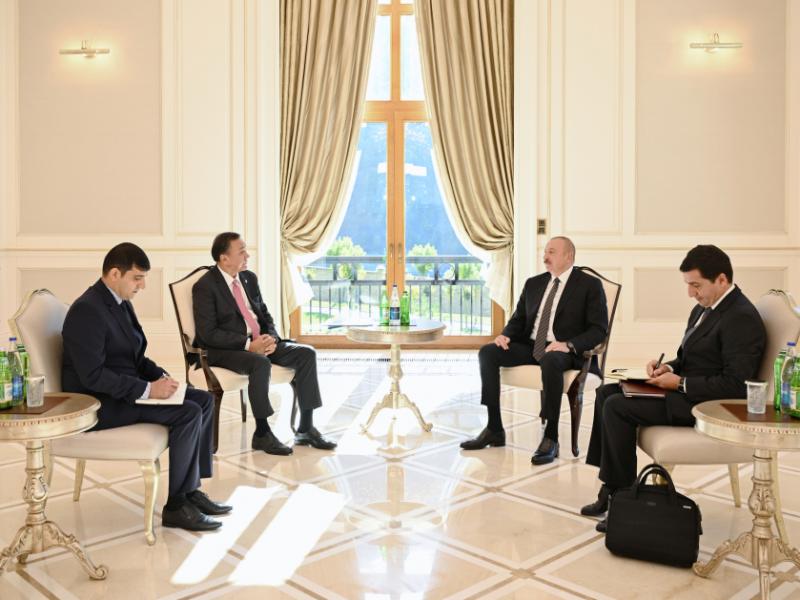 President Ilham Aliyev received Secretary General of Organization of Turkic States in Gabala