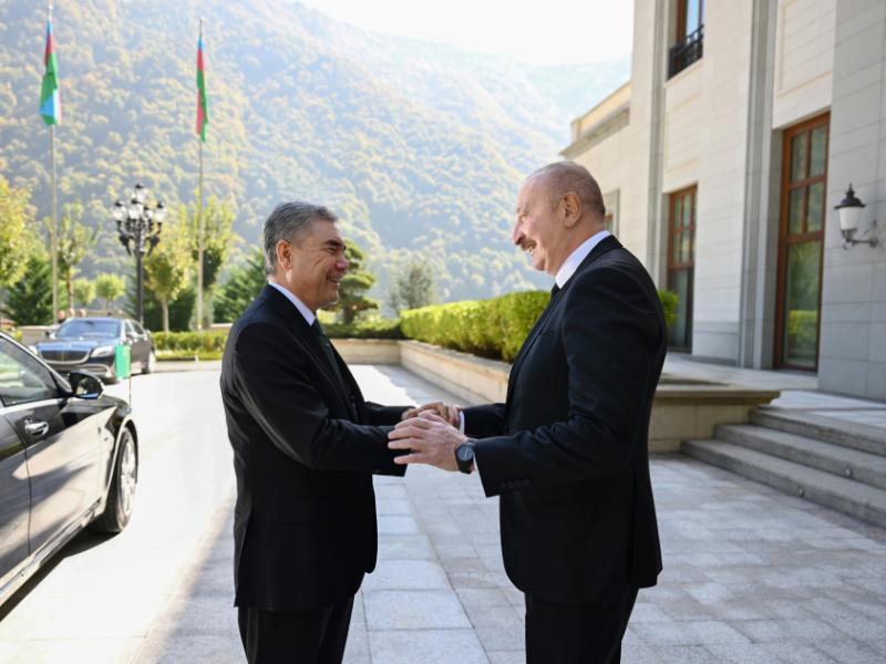 President of Azerbaijan Ilham Aliyev met with Chairman of Turkmenistan’s Halk Maslahaty in Gabala