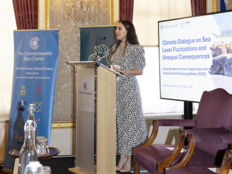 Heydər Əliyev Fondunun vitse-prezidenti Leyla Əliyeva Londonda yüksəksəviyyəli iqlim dialoqunda iştirak edib