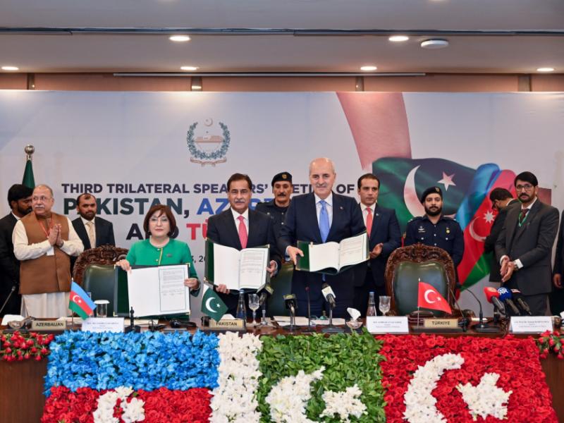 Speakers of Azerbaijan, Pakistan, and Türkiye adopt Islamabad Declaration