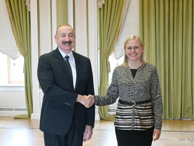 President Ilham Aliyev received delegation led by OSCE Chairperson-in-Office