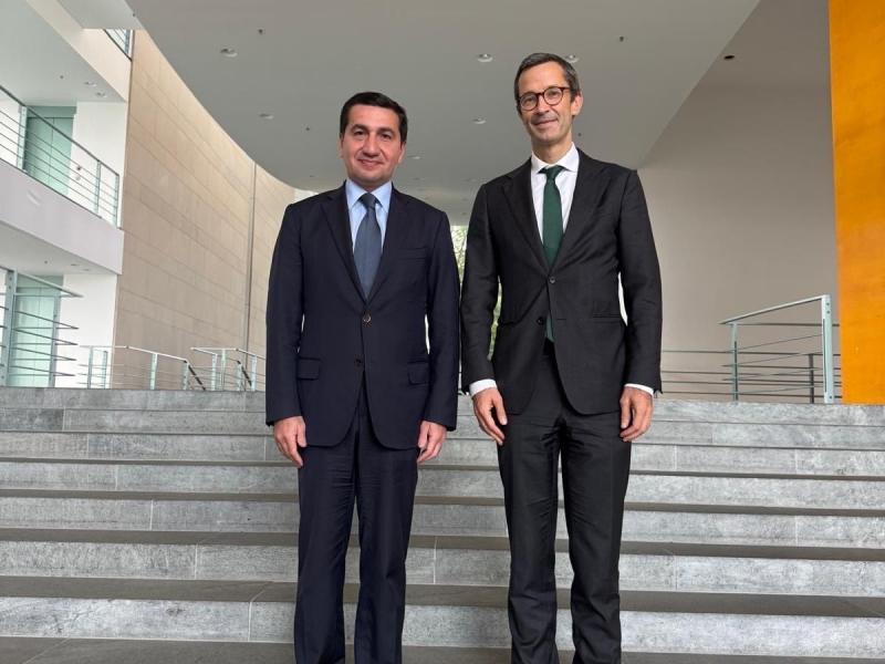 Assistant to Azerbaijani President meets with Advisor to German Chancellor