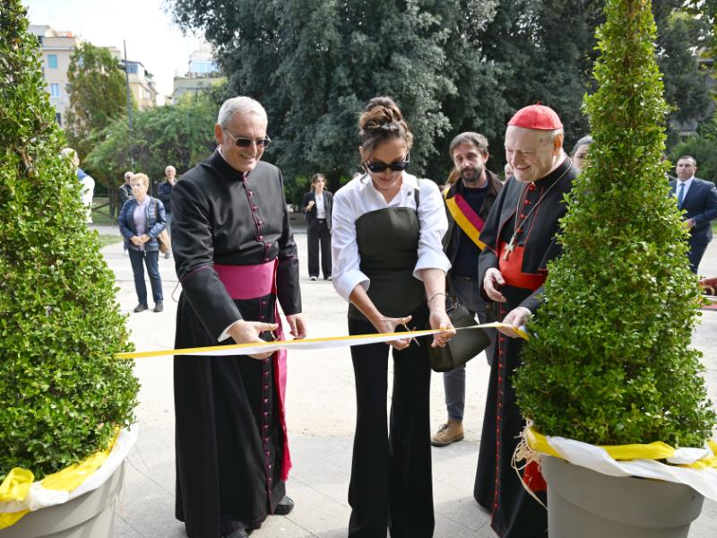 Restoration project of the Catacombs of Commodilla inaugurated in the Vatican First Vice-President of Azerbaijan Mehriban Aliyeva attended opening ceremony