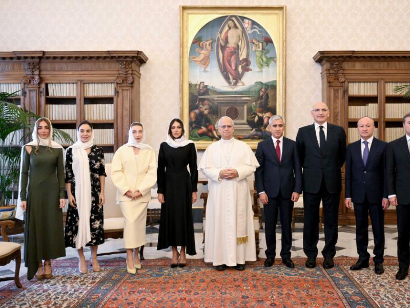 First Vice-President Mehriban Aliyeva met with Pope Leo XIV