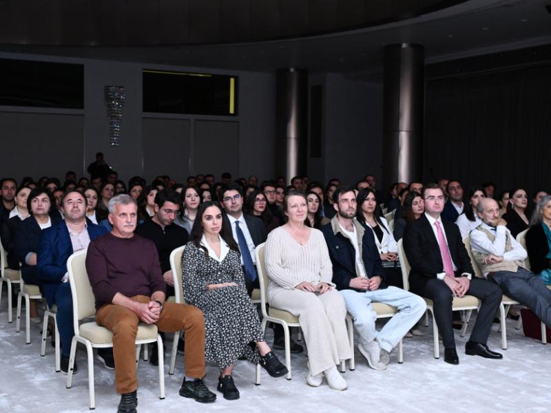 Leyla Əliyeva “Hirkan” sənədli filminin təqdimatında iştirak edib