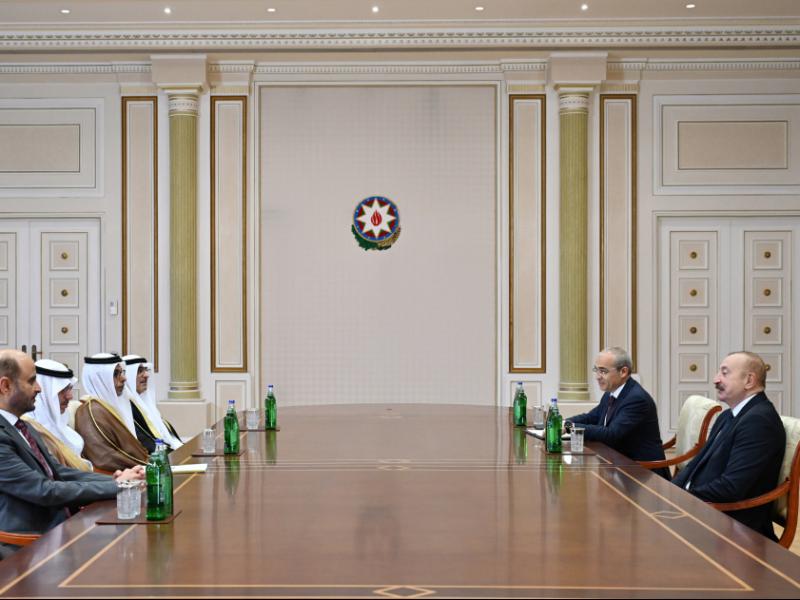President Ilham Aliyev received delegation of heads of member institutions of Arab Coordination Group
