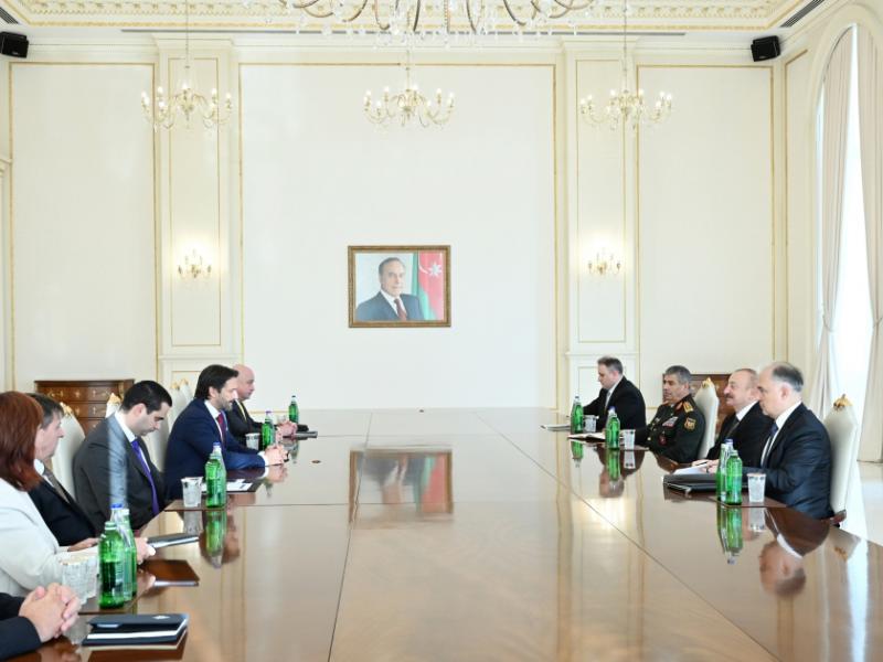 President Ilham Aliyev received delegation led by Deputy Prime Minister of Slovakia