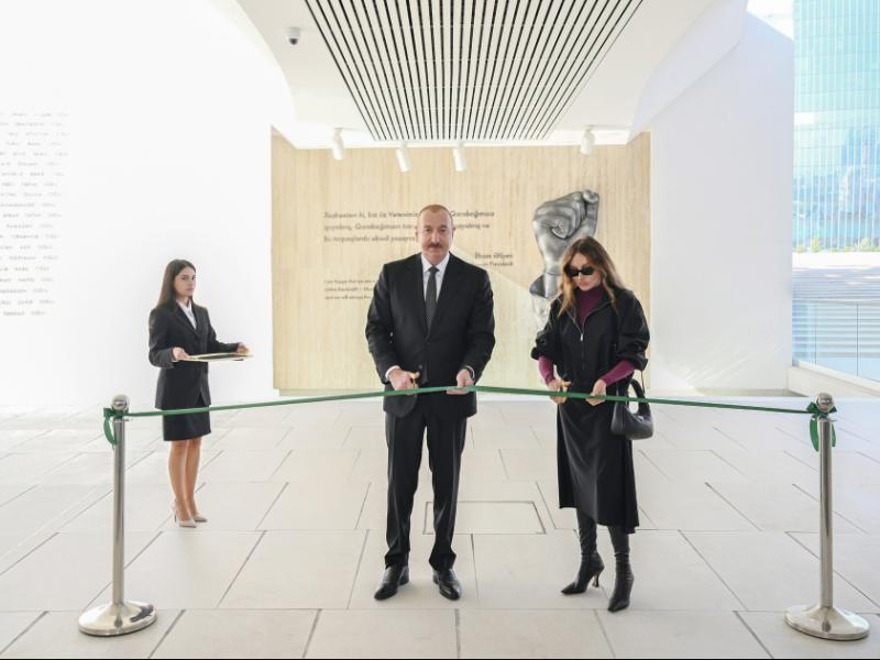 Victory Museum opened in Baku President Ilham Aliyev and First Lady Mehriban Aliyeva attended the event